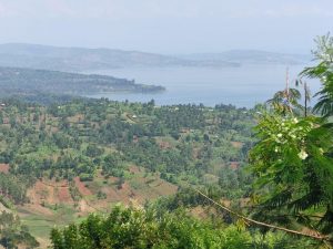 Blick auf den Lake Kivu